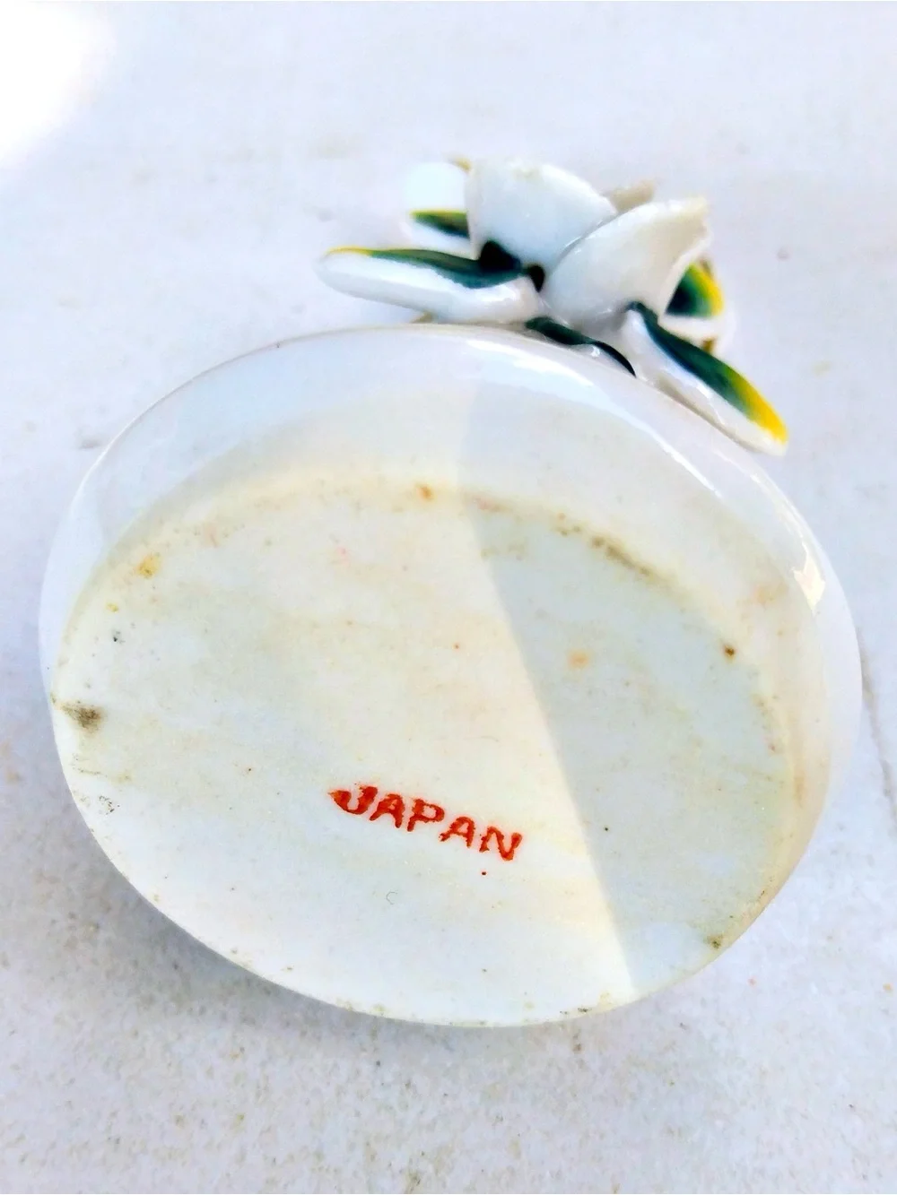 Vintage Miniature Porcelain Vase Made In Japan Hand Painted 3.5